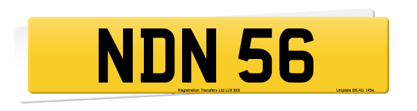 Registration number NDN 56